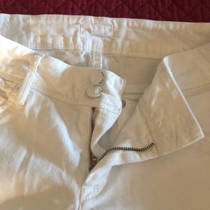 Hudson Collin white skinny jeans